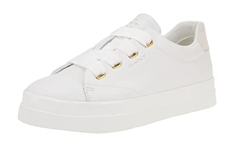 GANT FOOTWEAR Damen AVONA Sneaker, White, 40 EU von GANT