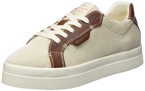 GANT FOOTWEAR Damen AVONA Sneaker, beige/Brown, 38 EU von GANT