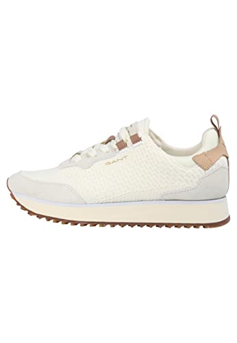 GANT FOOTWEAR Damen BEVINDA Sneaker, Ecru, 36 EU von GANT