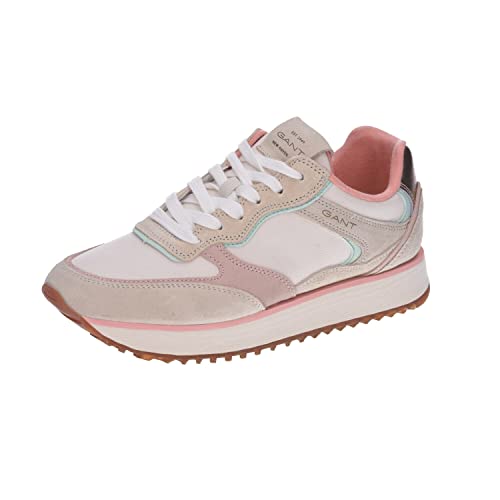 GANT FOOTWEAR Damen BEVINDA Sneaker, Multi beige, 36 EU von GANT