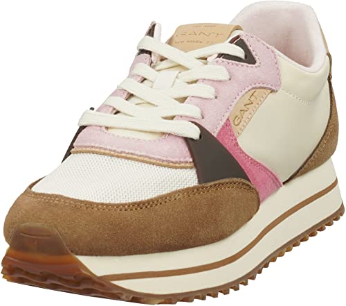 GANT Footwear Damen BEVINDA Sneaker, Walnut/pink, 38 EU von GANT