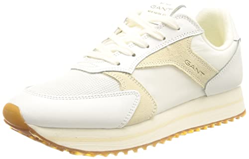 GANT FOOTWEAR Damen BEVINDA Sneaker, White, 37 EU von GANT