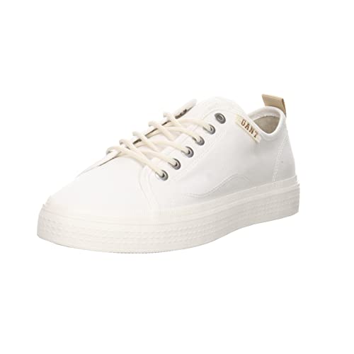 GANT FOOTWEAR Damen CARROLY Sneaker, White, 38 EU von GANT