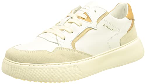 GANT Footwear Damen CUSTLY Sneaker, White/Natural, 39 EU von GANT