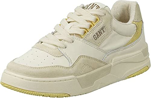 GANT FOOTWEAR Damen ELLIZY Sneaker, Cream/Lemonade, 39 EU von GANT