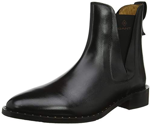 GANT Footwear Damen Hampton Chelsea Boots, Schwarz (Black G00), 41 EU von GANT