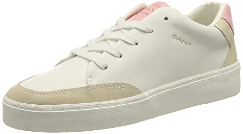 GANT FOOTWEAR Damen LAGALILLY Sneaker, White/pink, 36 EU von GANT