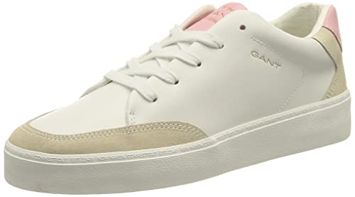 GANT FOOTWEAR Damen LAGALILLY Sneaker, White/pink, 37 EU von GANT