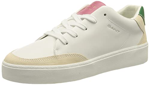 GANT FOOTWEAR Damen LAGALILLY Sneaker, wht/Green/pink, 39 EU von GANT