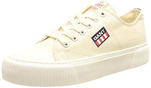 GANT FOOTWEAR Damen NAUTILANA Sneaker, Cream, 37 EU von GANT