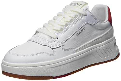 GANT FOOTWEAR Damen YINSY Sneaker, White/red, 40 EU von GANT