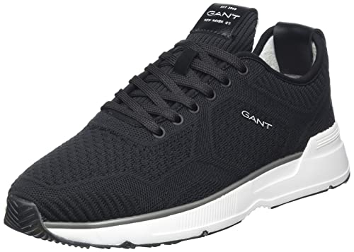 GANT FOOTWEAR Herren BEEKER Sneaker, Black, 43 EU von GANT