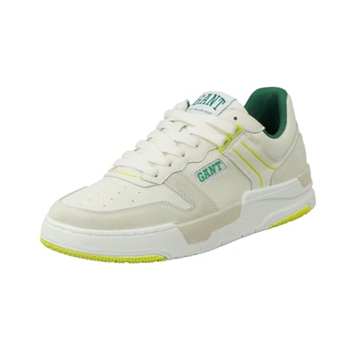 GANT FOOTWEAR Herren BROOKPAL Sneaker, Cream/Green, 42 EU GANT FOOTWEAR Herren BROOKPAL Sneaker, Cream/Green, 42 EU von GANT
