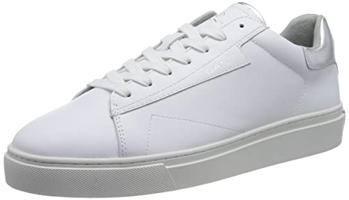 GANT FOOTWEAR Herren MC Julien Sneaker, White/Silver, 43 EU von GANT