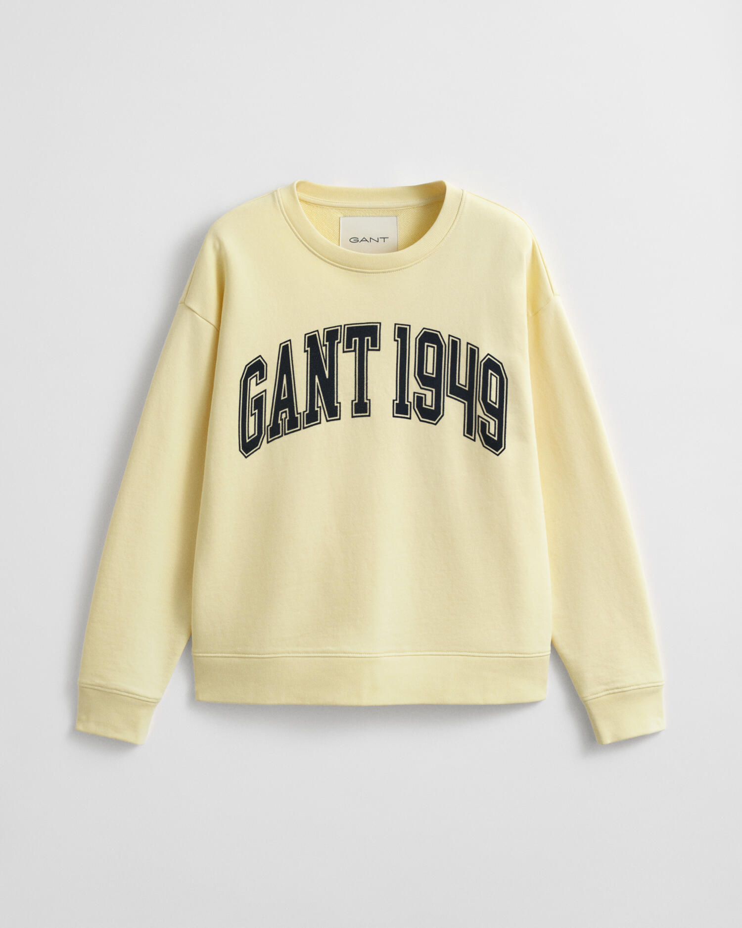 GANT - Graphic Rundhals-Sweatshirt vanilla yellow - Gr. - S von GANT