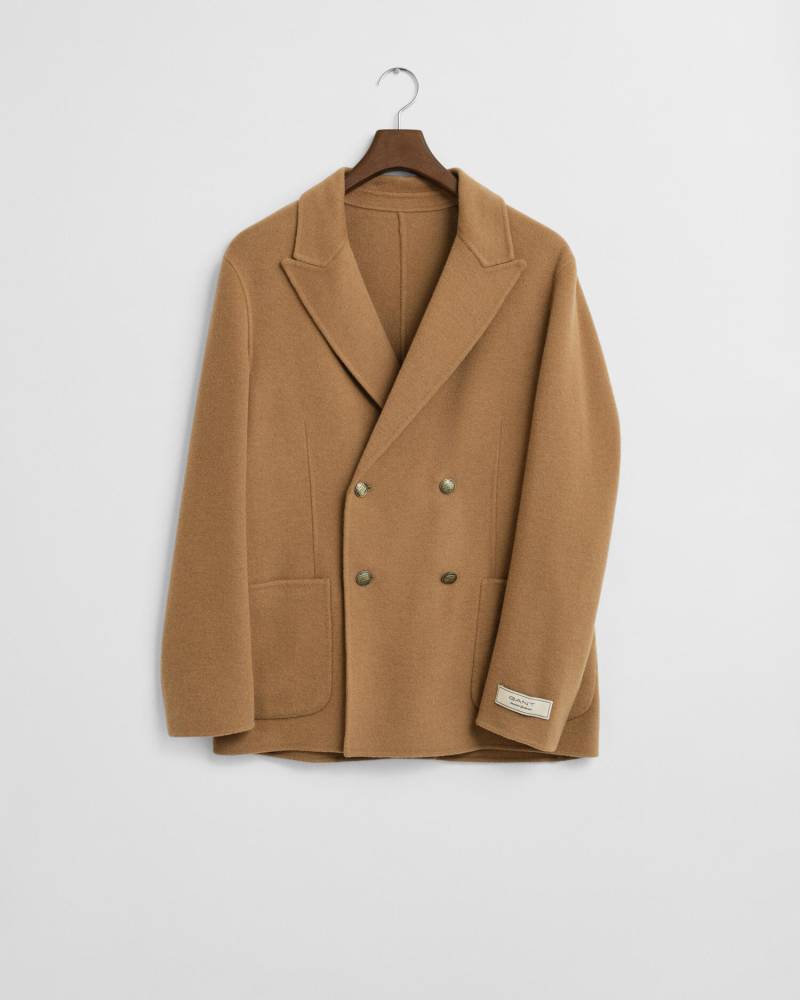GANT - Handgenähter Club Blazer warm khaki - Gr. - 48 von GANT