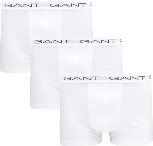 GANT Herren 3-Pack Trunk 3ER Pack, Weiß, XL von GANT