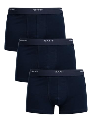 GANT Herren 3Er-Pack Core-Unterhosen, Marine, L von GANT