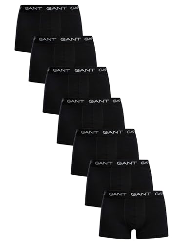 GANT Herren 7Er-Pack Unterhosen, Black, XXL von GANT