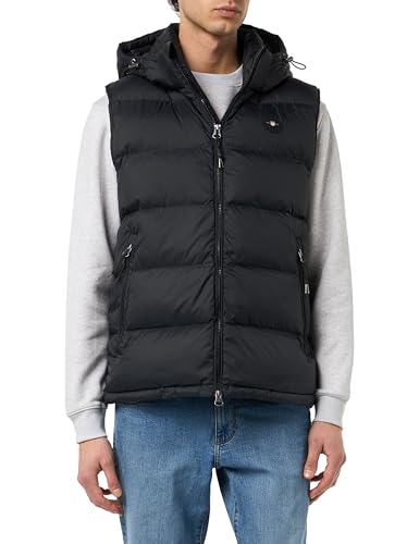 GANT Herren Active Cloud Vest Weste, Black, M von GANT