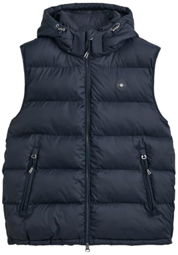 GANT Herren Active Cloud Vest Weste, Evening Blue, M von GANT