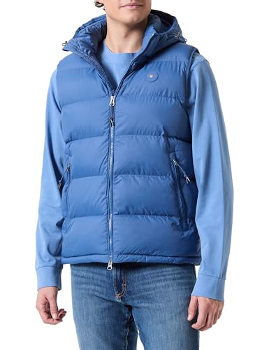 GANT Herren Active Cloud Vest Weste, Vintage Blue, L von GANT