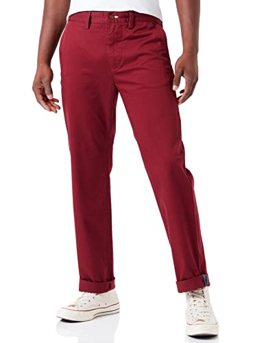 GANT Herren Allister Twill Chinos Freizeithose, PLUMPED RED, 40W / 32L von GANT