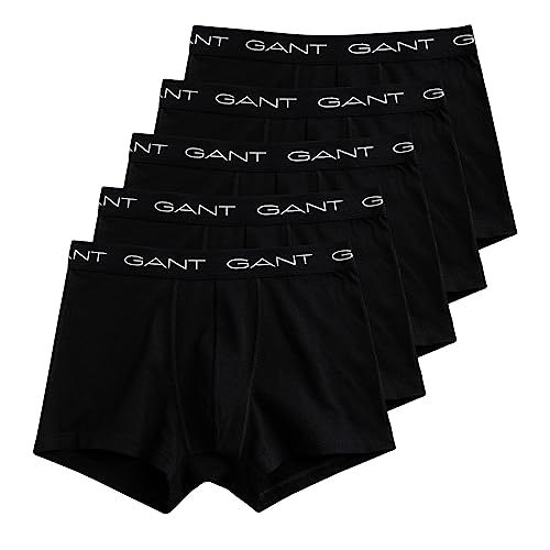 GANT Herren Boxershorts Trunks | 5er Pack | 900015003 | schwarz, Gr.XXL von GANT