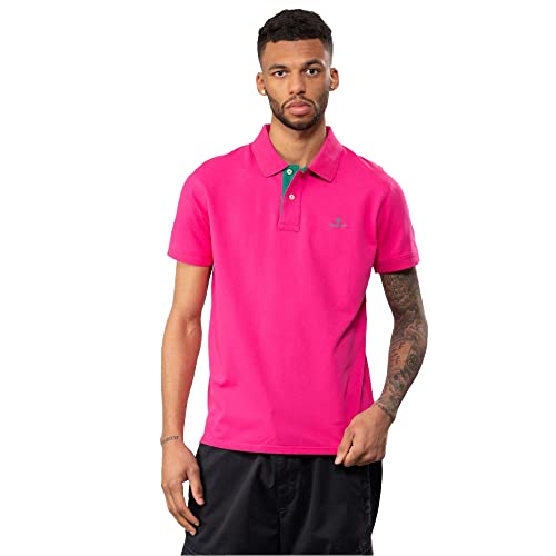 GANT Herren Contrast Collar Pique SS Rugger KONTRASTFARBENDES Poloshirt MIT Kurzarm, Hyper PINK, M von GANT