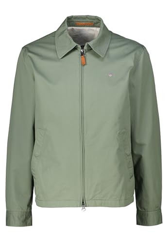 GANT Herren Cotton Windcheater Jacket Jacke, Kalamata Green, Large von GANT