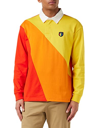 GANT Herren D.1 Pride Heavy Rugger Polohemd, Lava RED, S von GANT