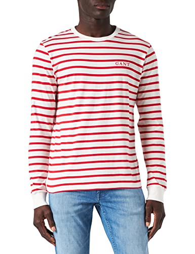 GANT Herren D1 Sailing LS T-Shirt, Bright RED, XL von GANT