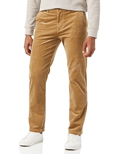 GANT Herren D1. Allister Cord Chinos Freizeithose, Dark Khaki, 32W / 36L von GANT