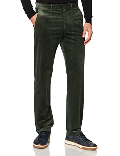 GANT Herren D1. Allister Cord Chinos Freizeithose, Thyme Green, 28W / 30L von GANT