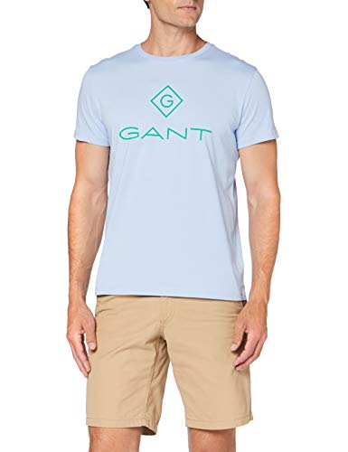 GANT Herren D1. Color Lock UP SS T-Shirt, Blue Bell, XS GANT Herren D1. Color Lock UP SS T-Shirt, Blue Bell, XS von GANT