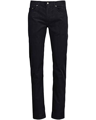 GANT Herren D1. Hayes Cord Jeans Freizeithose, Black, 40W / 32L von GANT