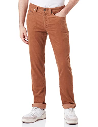 GANT Herren D1. Hayes Cord Jeans Freizeithose, Roasted Walnut, 33-36 EU von GANT