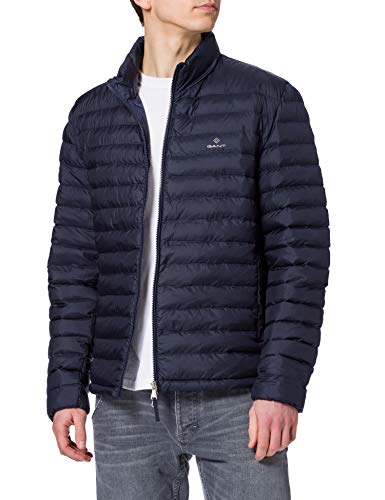 GANT Herren D1. Light Padded Jacket, Evening Blue, 5XL von GANT