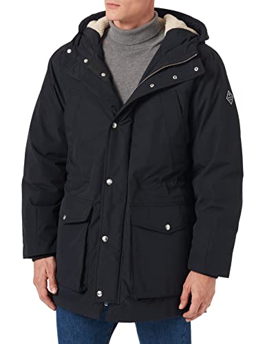 GANT Herren D2. Everyday Parka, Black, S von GANT