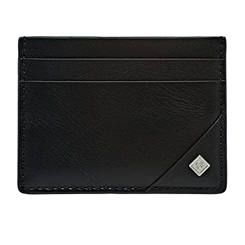 GANT Herren Kartenetui aus Leder, Schwarz, One Size von GANT