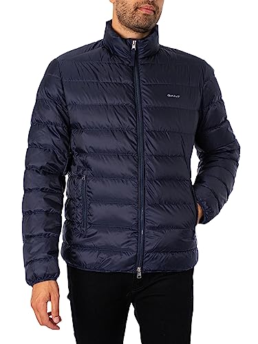 GANT Herren Light DOWN Jacket Jacke, Evening Blue, 3XL von GANT