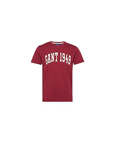 GANT Herren MD. Fall SS T-Shirt, PLUMPED RED, S von GANT