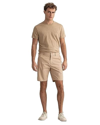 GANT Herren MD. Relaxed Shorts LOCKERE Kurze Hose, Dark Khaki, 29 von GANT