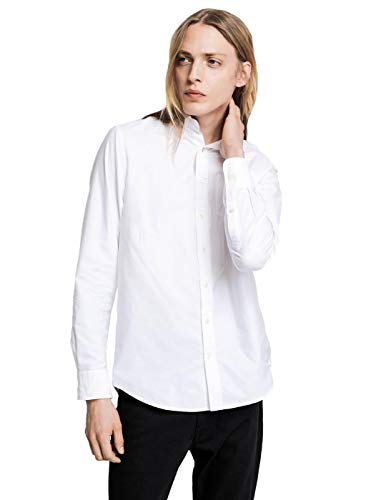 GANT Herren The Oxford Shirt Reg Bd Freizeithemd, Weiß (White 110), Medium (Herstellergröße: M) von GANT