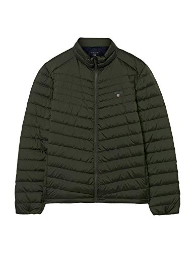 GANT Herren O1. The Airlight Down Jacket Jacke, Grün (Moss Green), Medium von GANT