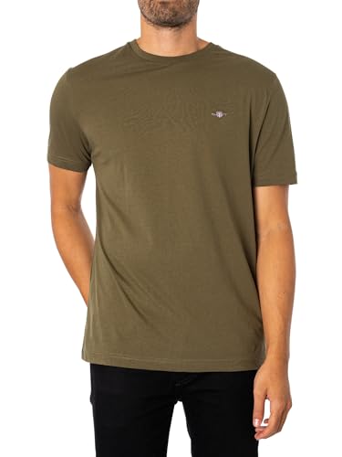 GANT Herren ORIGINAL SS T-Shirt, Racing Green, XXL von GANT