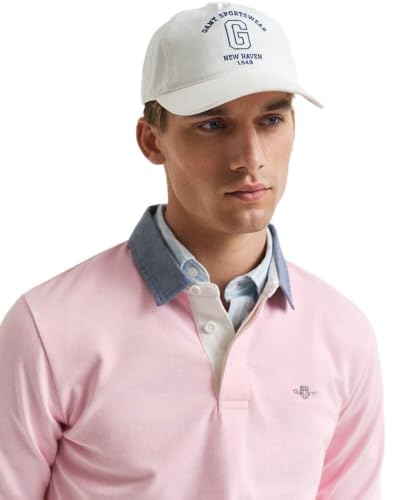 GANT Herren REG Chambray Heavy Rugger Polohemd, California PINK, XXL von GANT