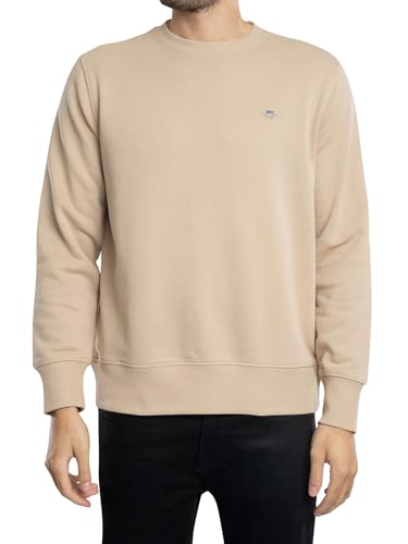 GANT Herren Reguläres Shield-Sweatshirt, Dry Sand, XXL GANT Herren Reguläres Shield-Sweatshirt, Dry Sand, XXL von GANT