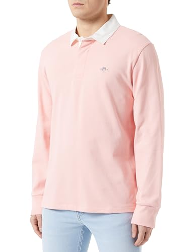 GANT Herren REG Shield Heavy Rugger, BUBBELGUM PINK, 56 von GANT