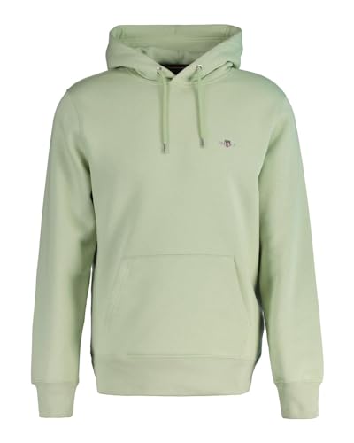 GANT Herren REG Shield Hoodie Kapuzenpullover, Milky Matcha, L von GANT